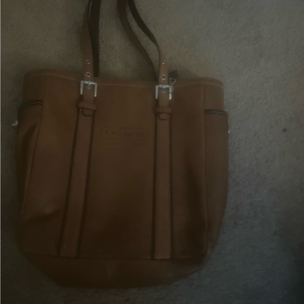Brown Leather Tote Bag